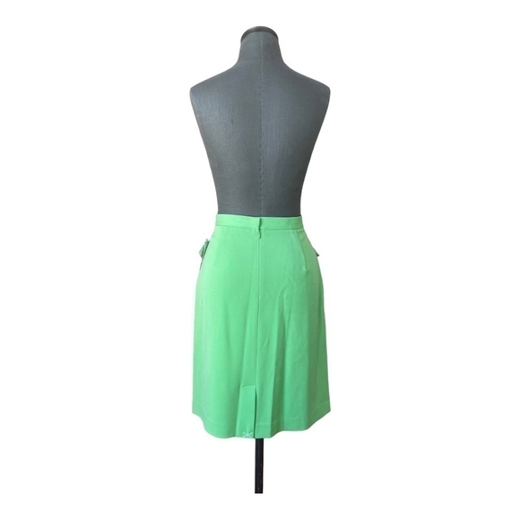 Women Pencil Skirt Suit Studio G Lime Green Blazer & Skirt Set Office Style Suit - Picture 9 of 13